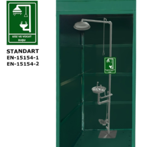 KABİNLİ GÖZ VE VÜCUT DUŞU (PASLANMAZ)