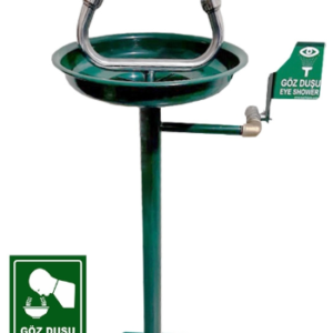 AYAKLI GÖZ YIKAMA DUŞU     YEŞİL  GALVANİZ